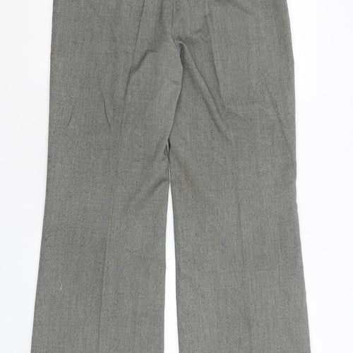 Aphora Womens Grey   Dress Pants Trousers Size 14 L31 in