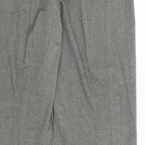 Aphora Womens Grey   Dress Pants Trousers Size 14 L31 in
