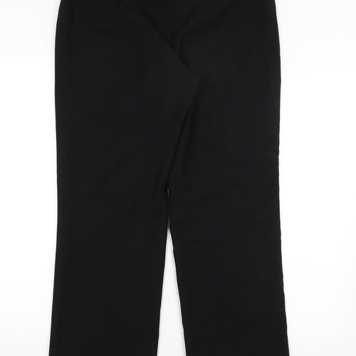 F&F Womens Black   Trousers  Size 10 L27.5 in