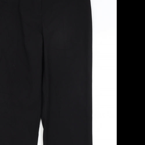 F&F Womens Black   Trousers  Size 10 L27.5 in