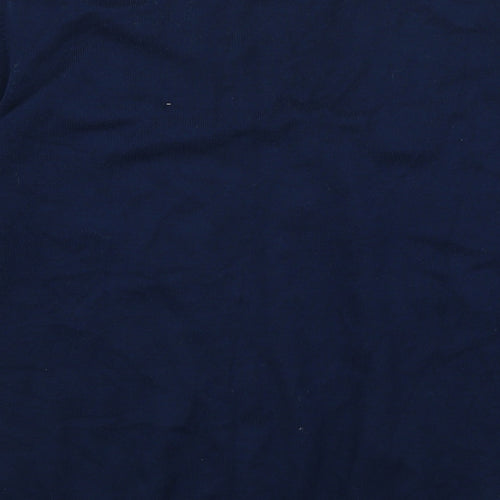 M&S Womens Blue   Basic T-Shirt Size 14