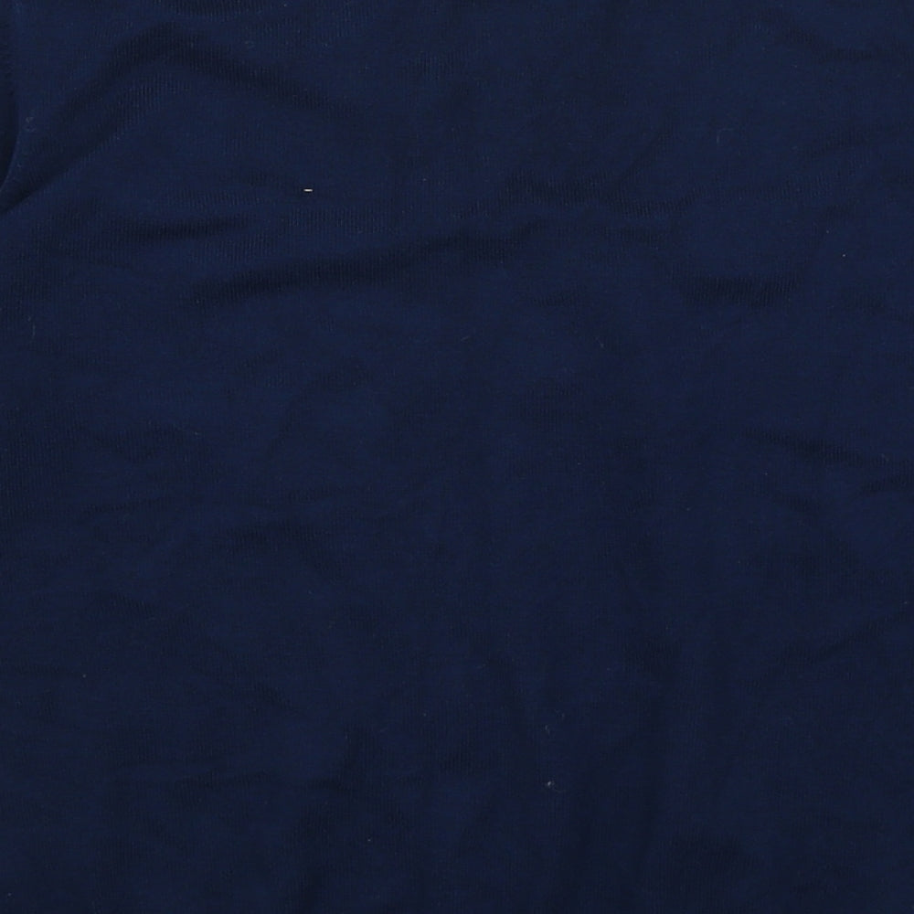 M&S Womens Blue   Basic T-Shirt Size 14