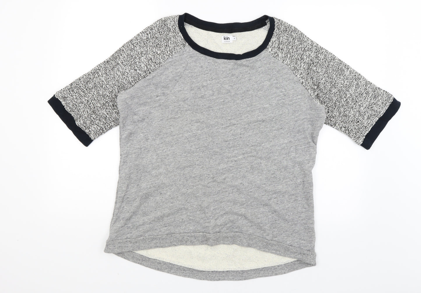 John Lewis Womens Grey   Pullover Jumper Size 14