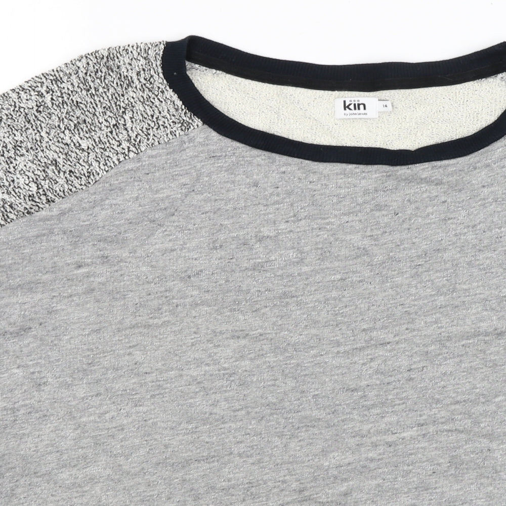 John Lewis Womens Grey   Pullover Jumper Size 14