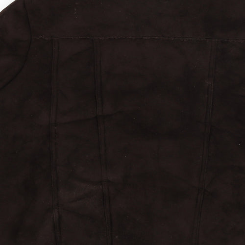 BM Womens Brown   Overcoat Coat Size 16