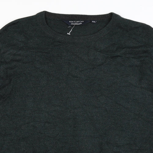 Kensington Mens Green   Pullover Jumper Size 2XL