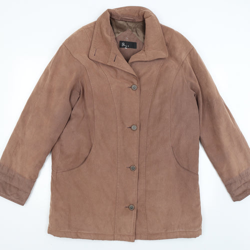 BHS Womens Brown   Overcoat Coat Size 14