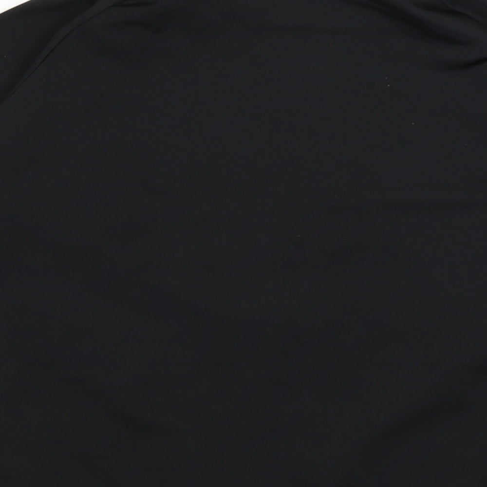 adidas Boys Black   Full Zip Jumper Size 9-10 Years