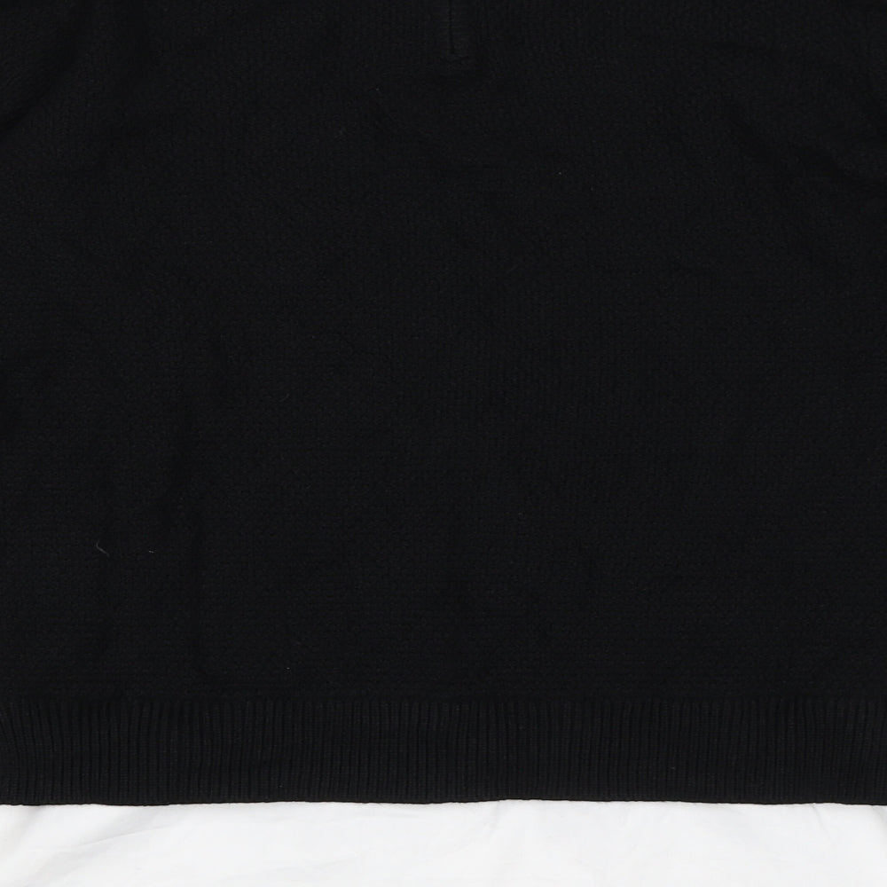 F&F School Girls Black   Pullover Jumper Size 13-14 Years  - School Jumper