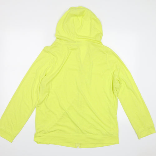 George Womens Yellow   Full Zip Hoodie Size 18