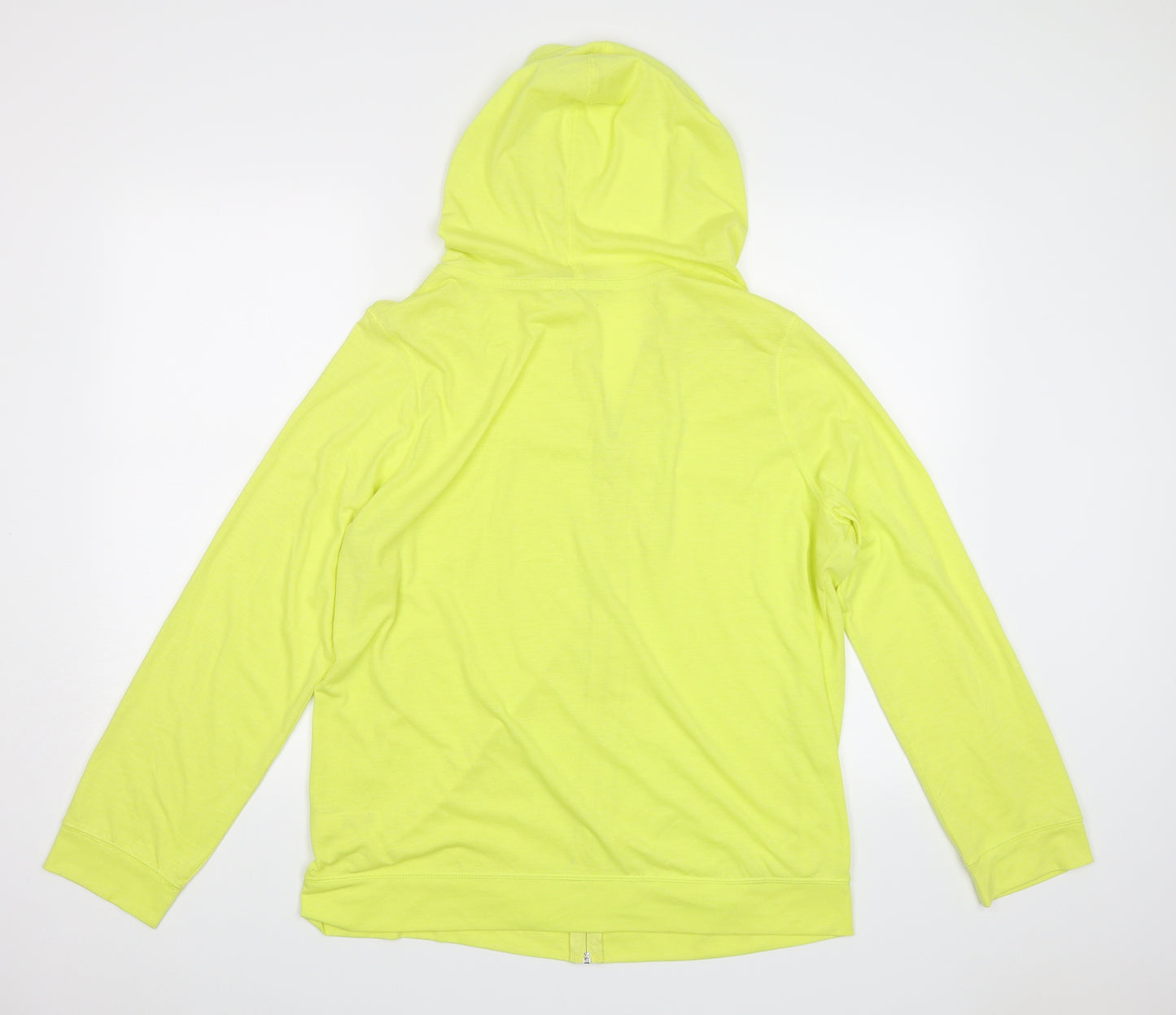 George Womens Yellow   Full Zip Hoodie Size 18