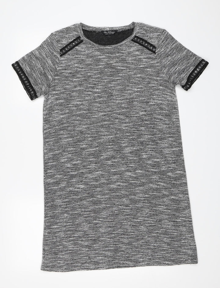 Miss Selfridge Womens Grey Shift Size 14