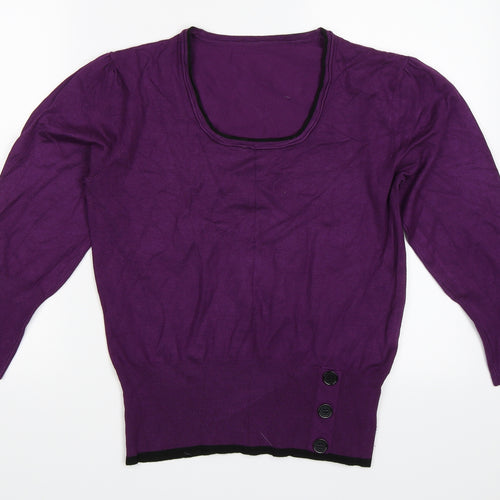 Preworn Womens Purple   Pullover Jumper Size 14