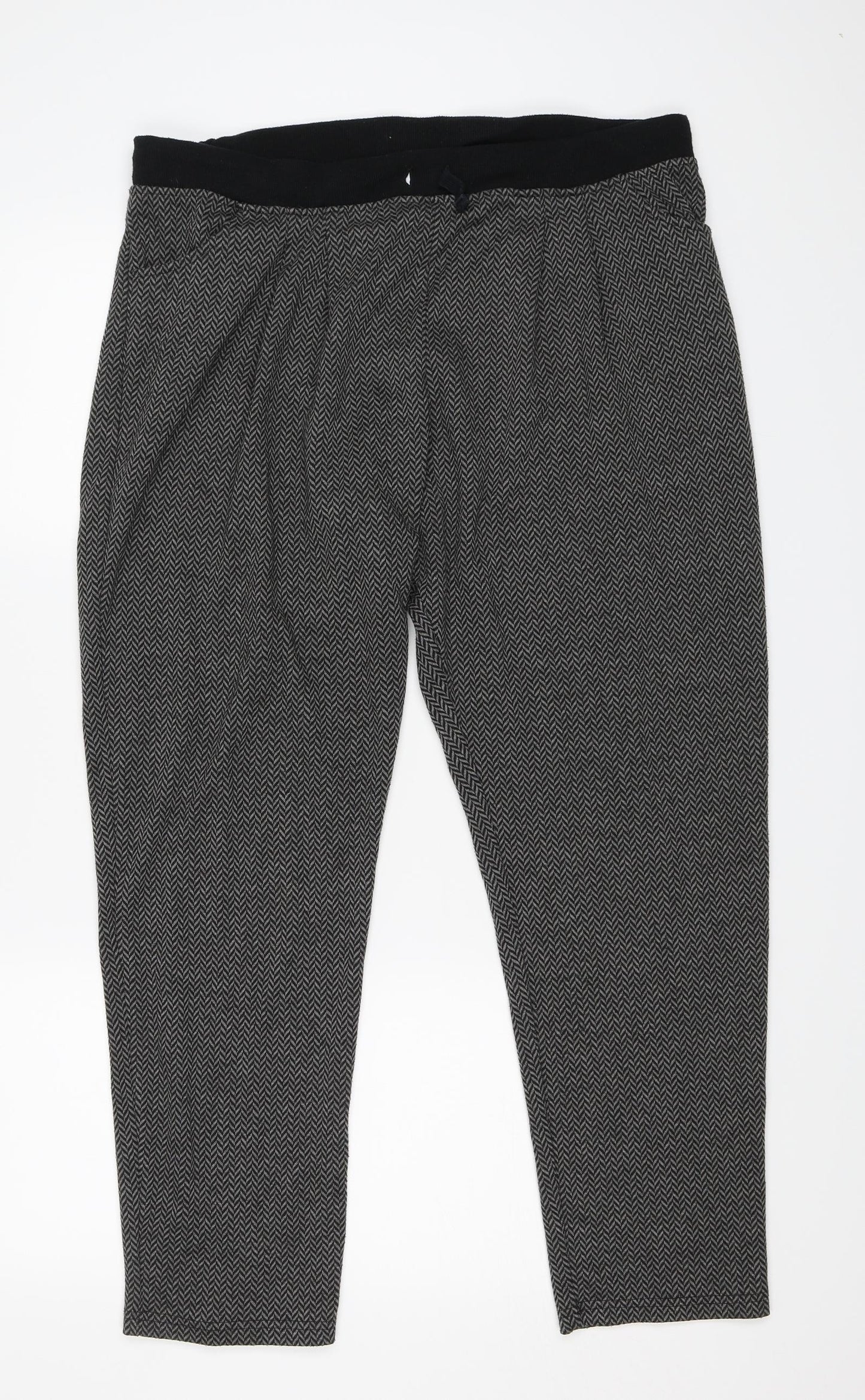 Atmosphere Womens Black   Capri Trousers Size 18 L28 in