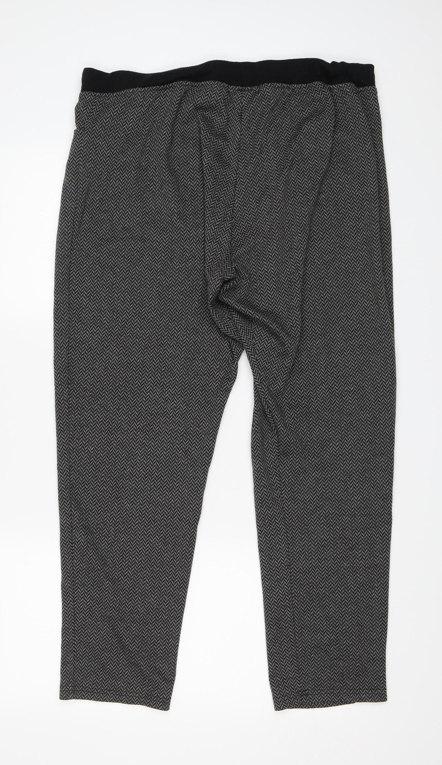 Atmosphere Womens Black   Capri Trousers Size 18 L28 in