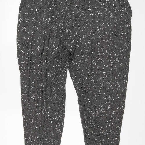 Marks and Spencer Womens Grey   Harem Trousers Size 20 L29 in