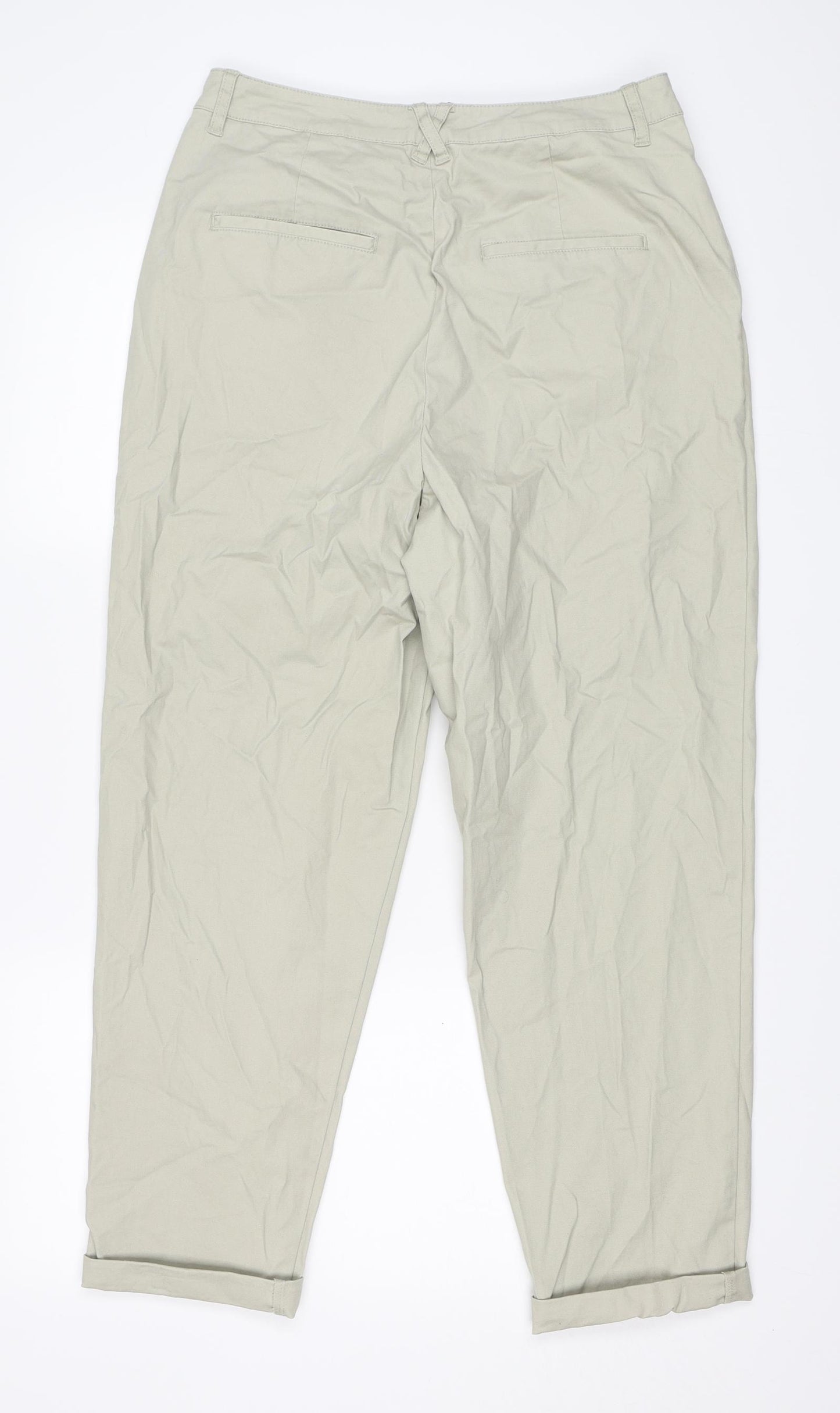 ASOS Womens Beige   Trousers  Size 12 L26.5 in