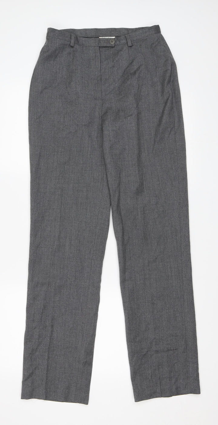 Kaliko Womens Grey Trousers Size 10 L31.5 in