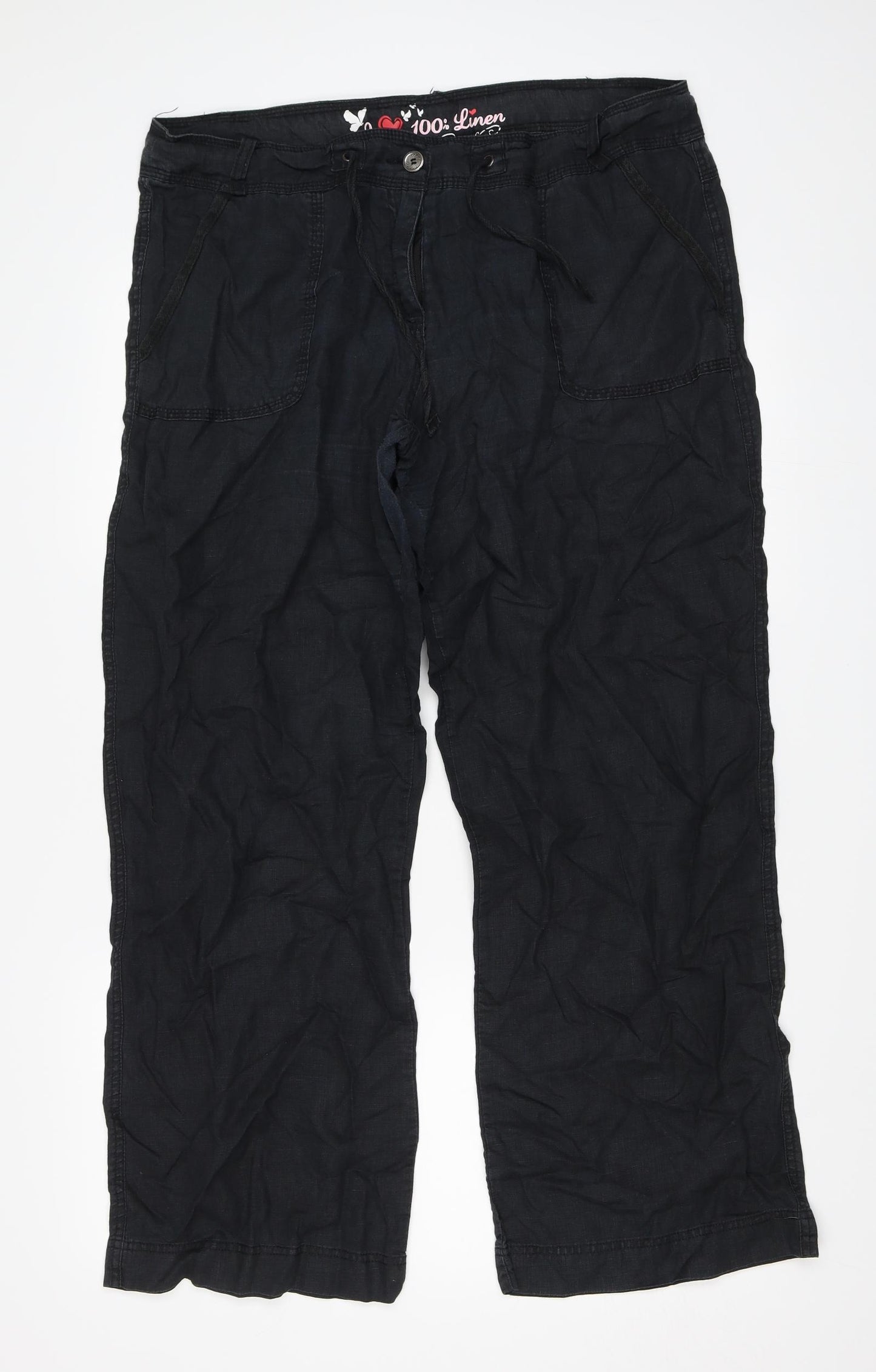 Atmosphere Womens Black   Trousers  Size 16 L30 in