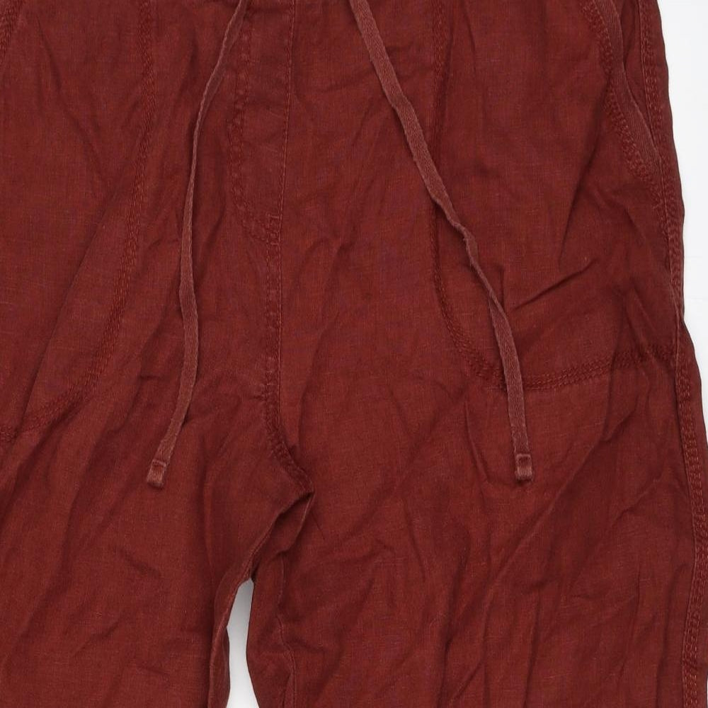 Marks and Spencer Womens Red   Trousers  Size 18 L28 in