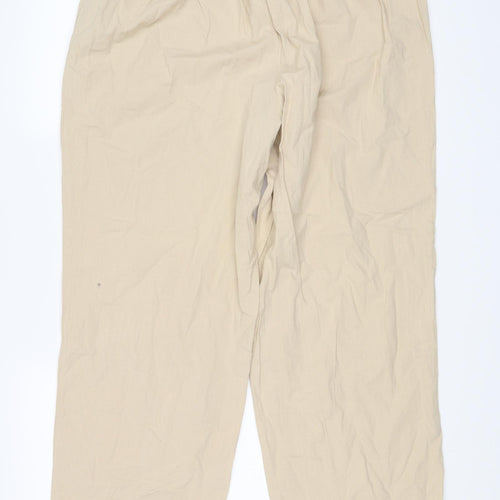 Happit Womens Beige   Trousers  Size 18 L28.5 in