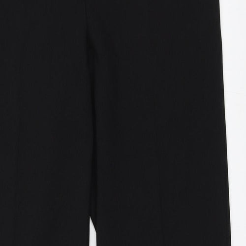 Peacocks Womens Black   Trousers  Size 8 L31 in