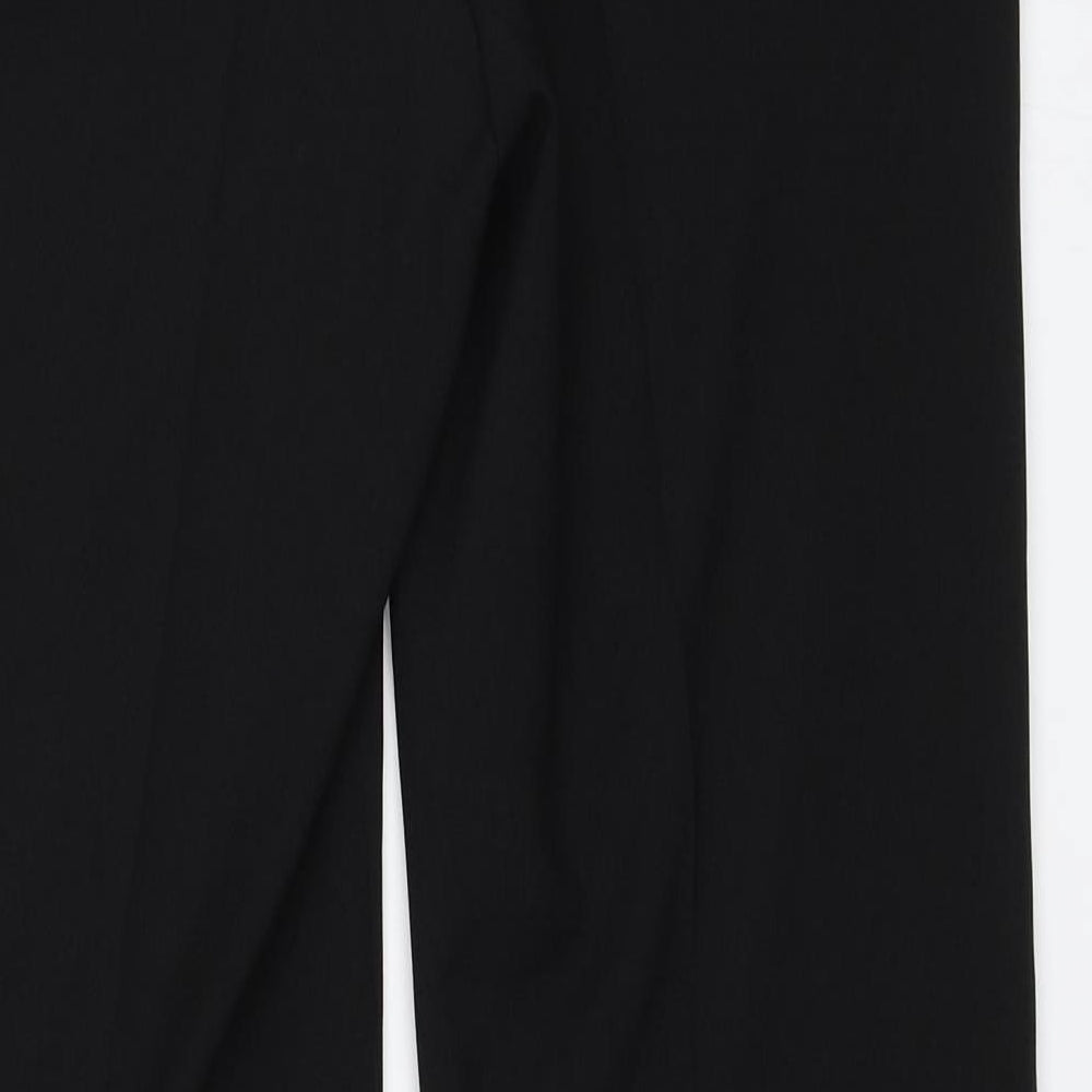 Peacocks Womens Black   Trousers  Size 8 L31 in