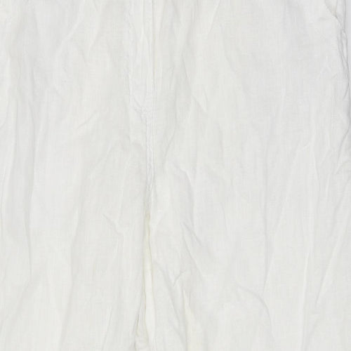 George Womens White   Trousers  Size 14 L27 in