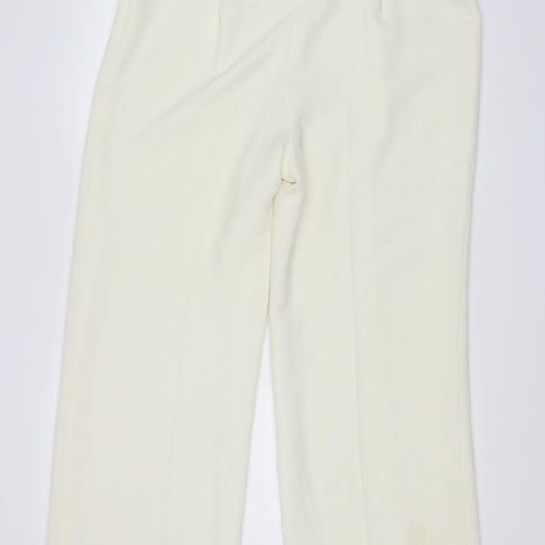 CC Womens Ivory   Trousers  Size 16 L29.5 in