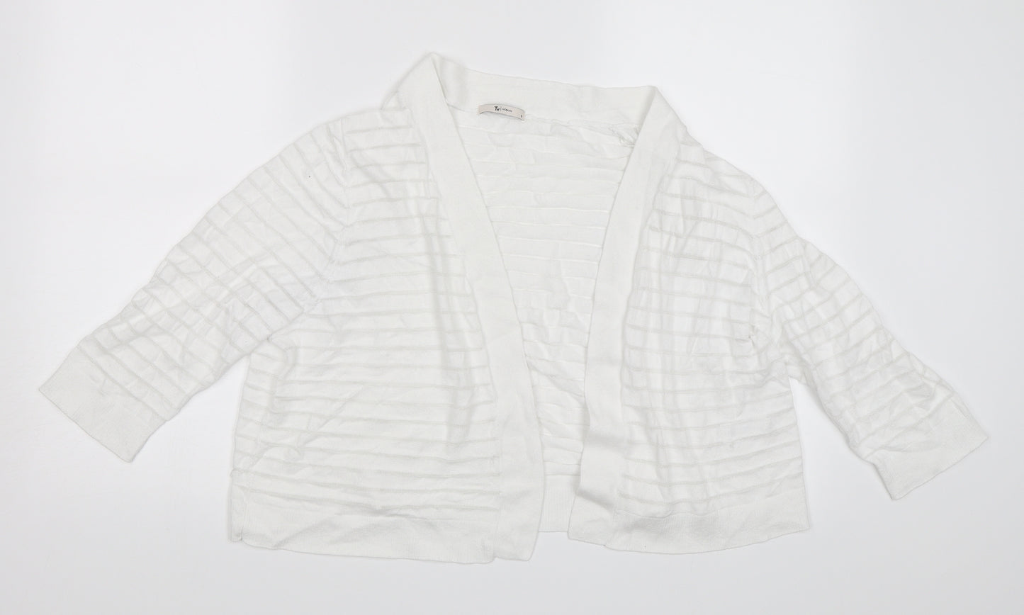 TU Womens White   Cardigan Jumper Size 18