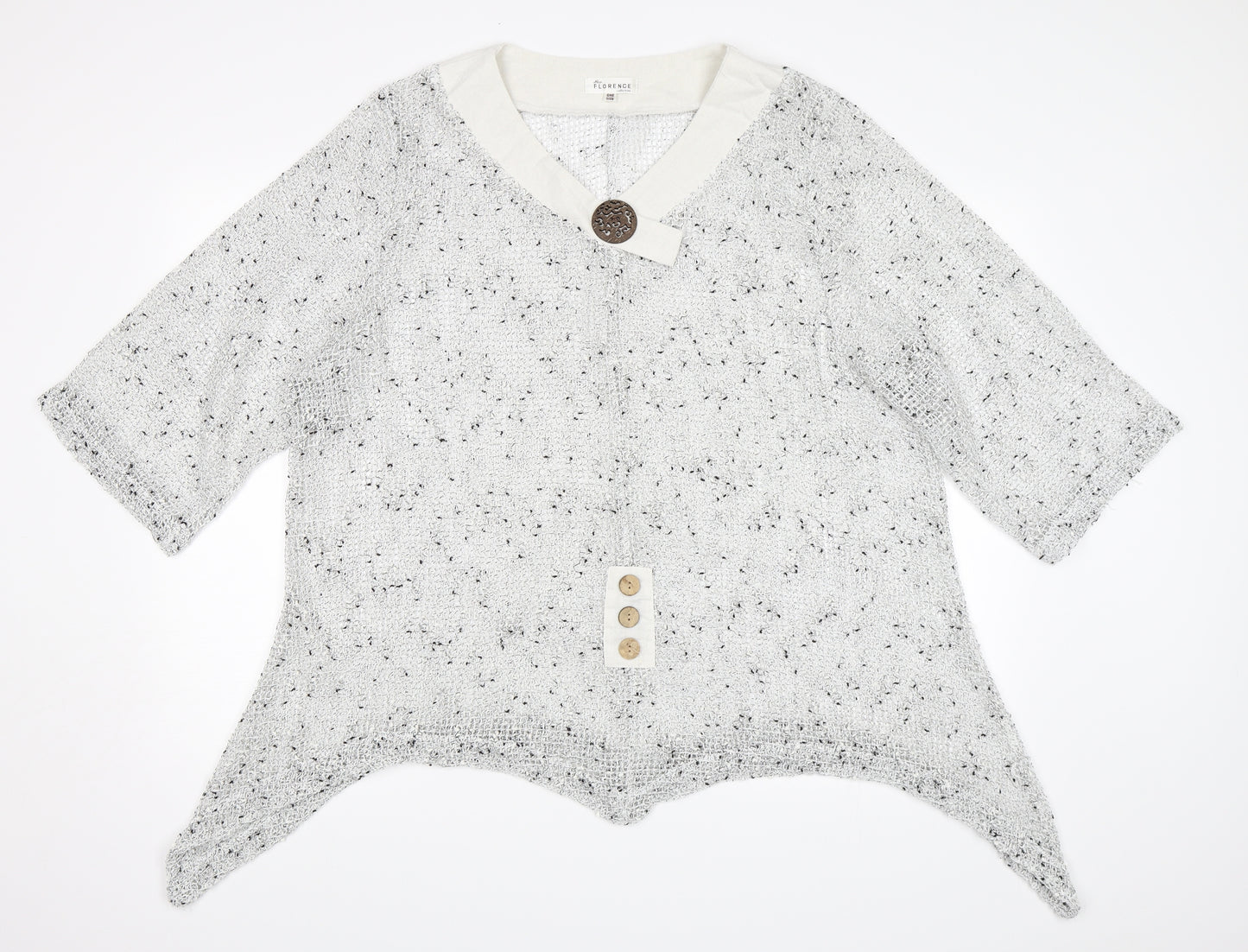 New florence Womens Grey   Pullover Jumper One Size