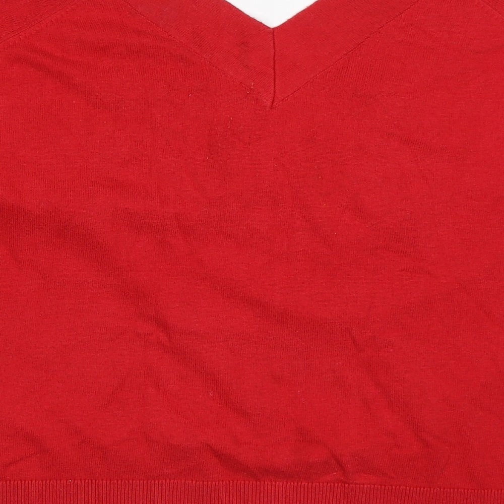 TU Womens Red   Pullover Jumper Size 16