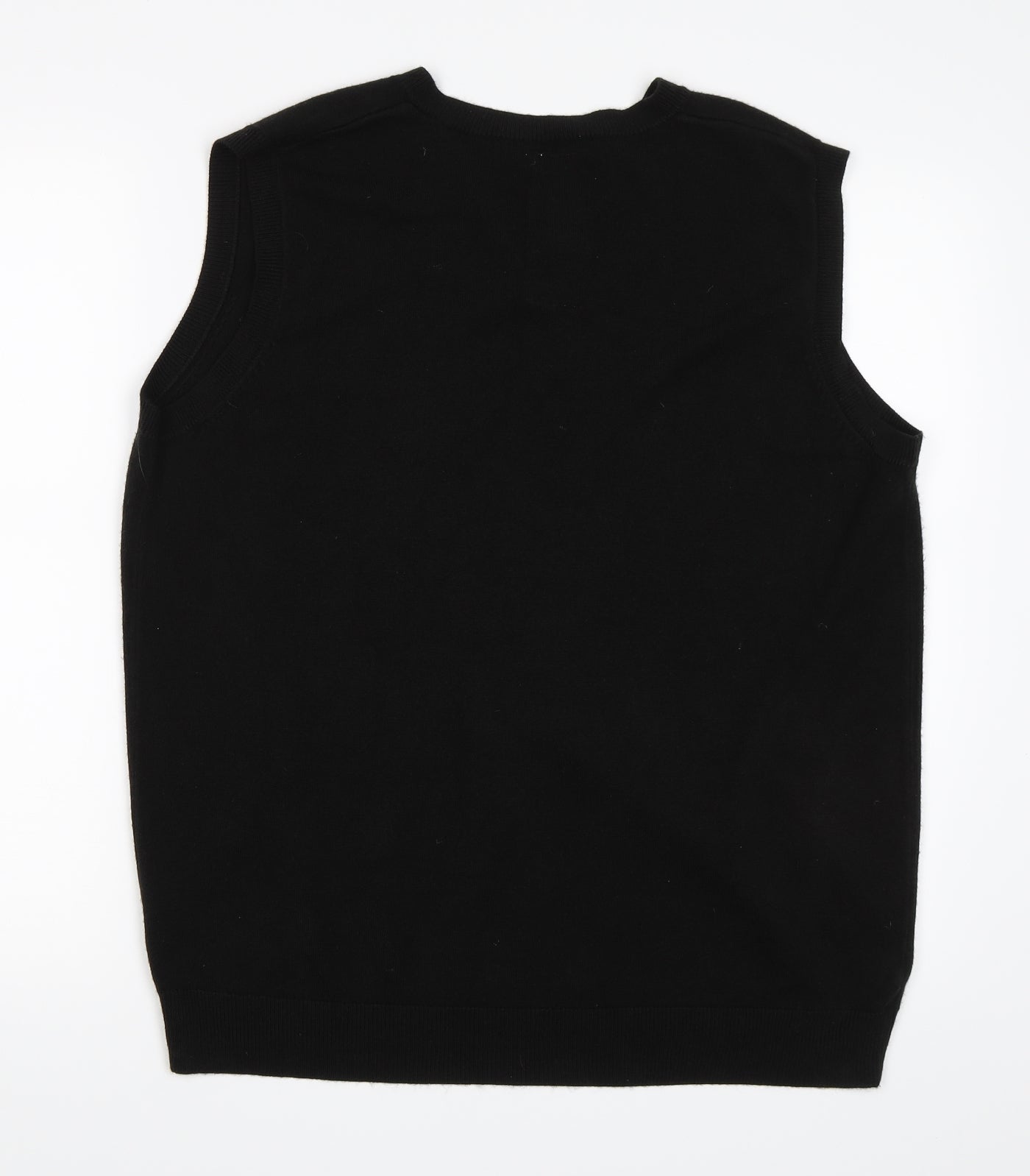 Topman Mens Black   Vest Jumper Size XL