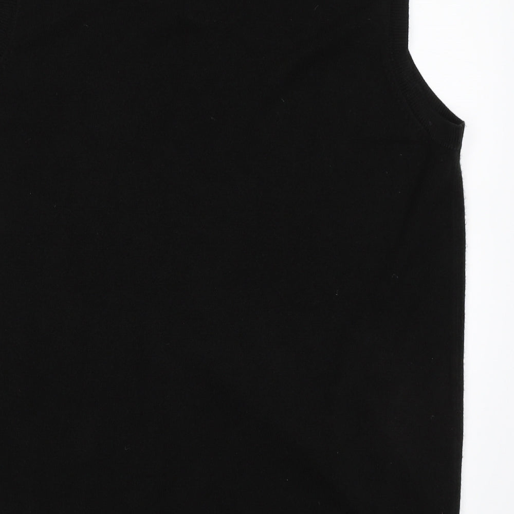 Topman Mens Black   Vest Jumper Size XL