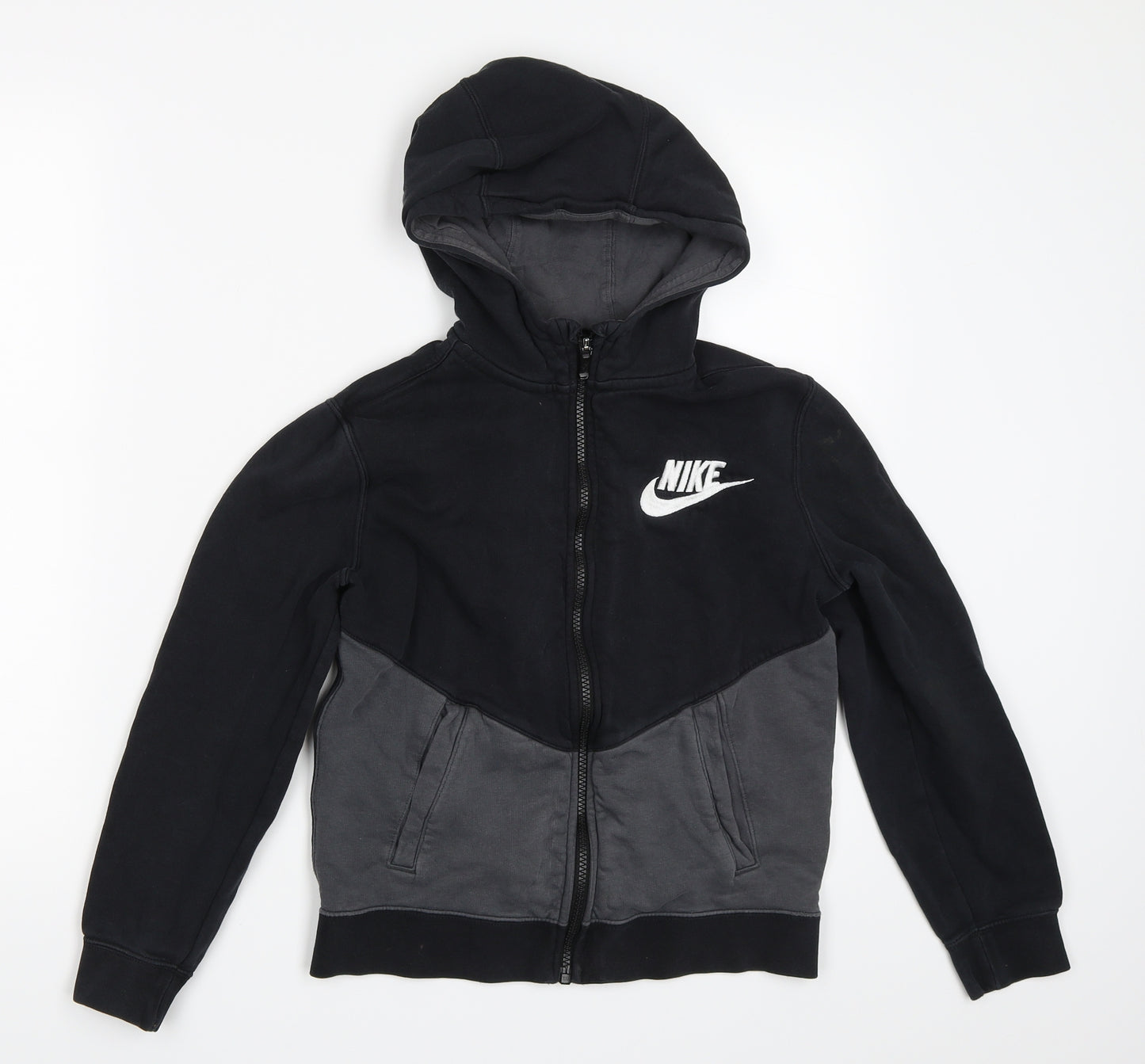 Nike Boys Black   Full Zip Hoodie Size M