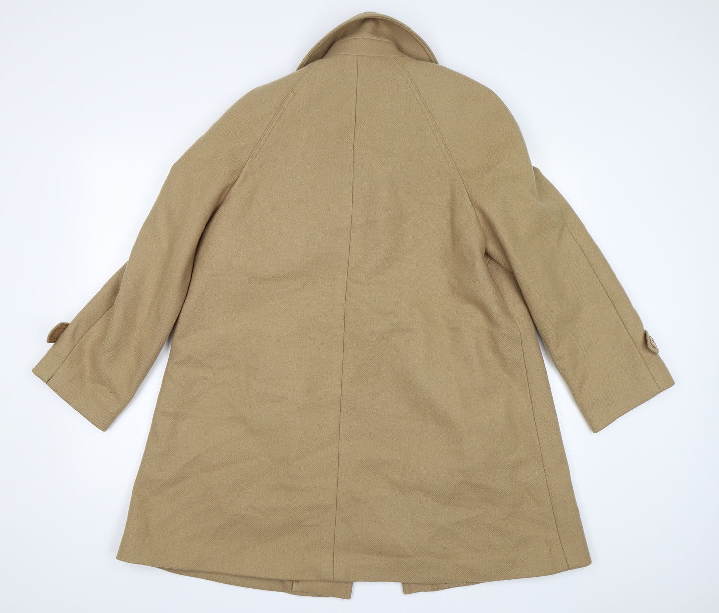 Dellbury Womens Beige   Overcoat Coat Size 14