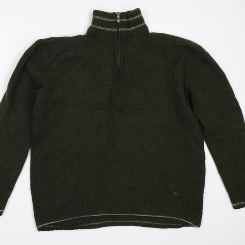 ellesse Mens Green   Henley Jumper Size XL