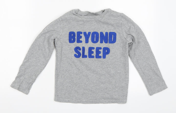 F&F Boys Grey   Pullover Sweatshirt Size 8-9 Years