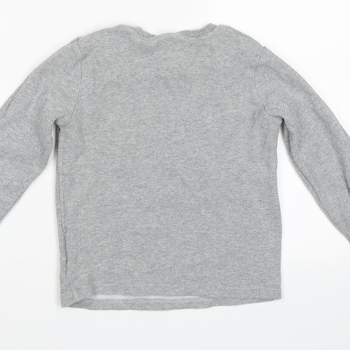 F&F Boys Grey   Pullover Sweatshirt Size 8-9 Years