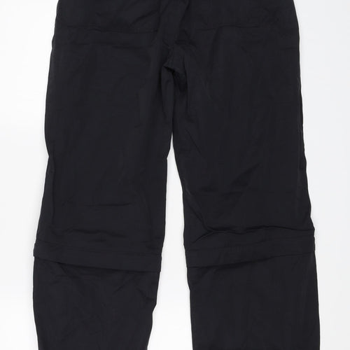 Pilot Womens Black   Cargo Trousers Size 14 L29 in