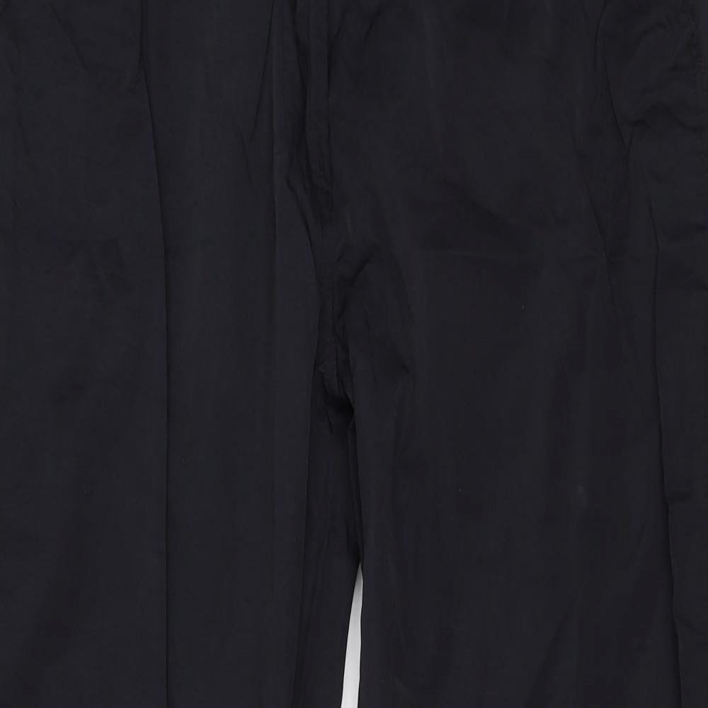 Pilot Womens Black   Cargo Trousers Size 14 L29 in