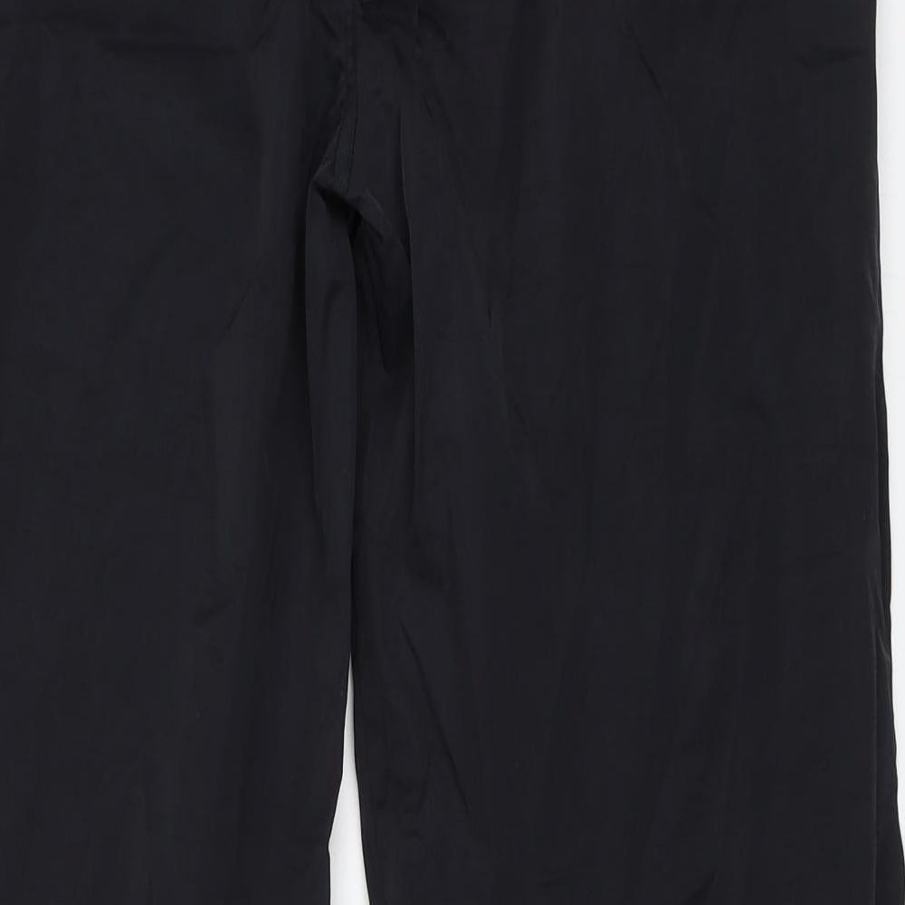 Pilot Womens Black   Cargo Trousers Size 14 L29 in