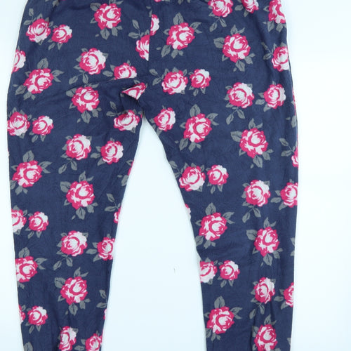 Boux Avenue Womens Blue Floral   Pyjama Pants Size 14