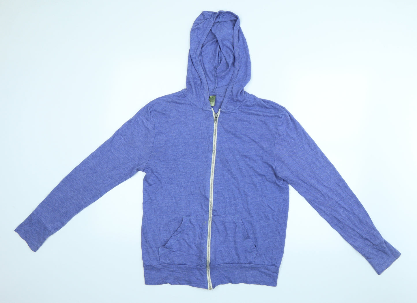 Alternative Earth Organics Womens Purple   Full Zip Hoodie Size S