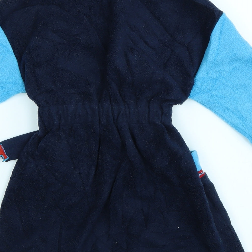 BHS Boys Blue Solid   Robe Size 2-3 Years