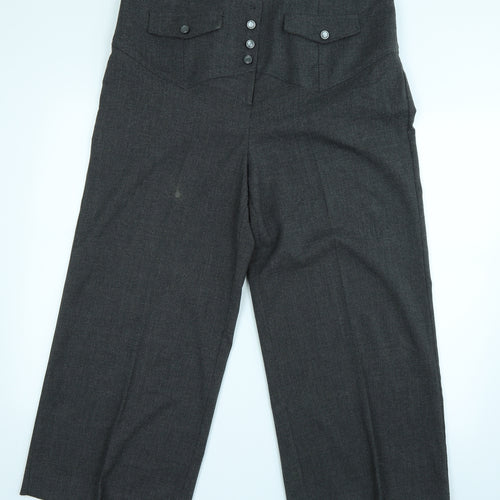 Evans Womens Grey   Trousers  Size 18 L25 in