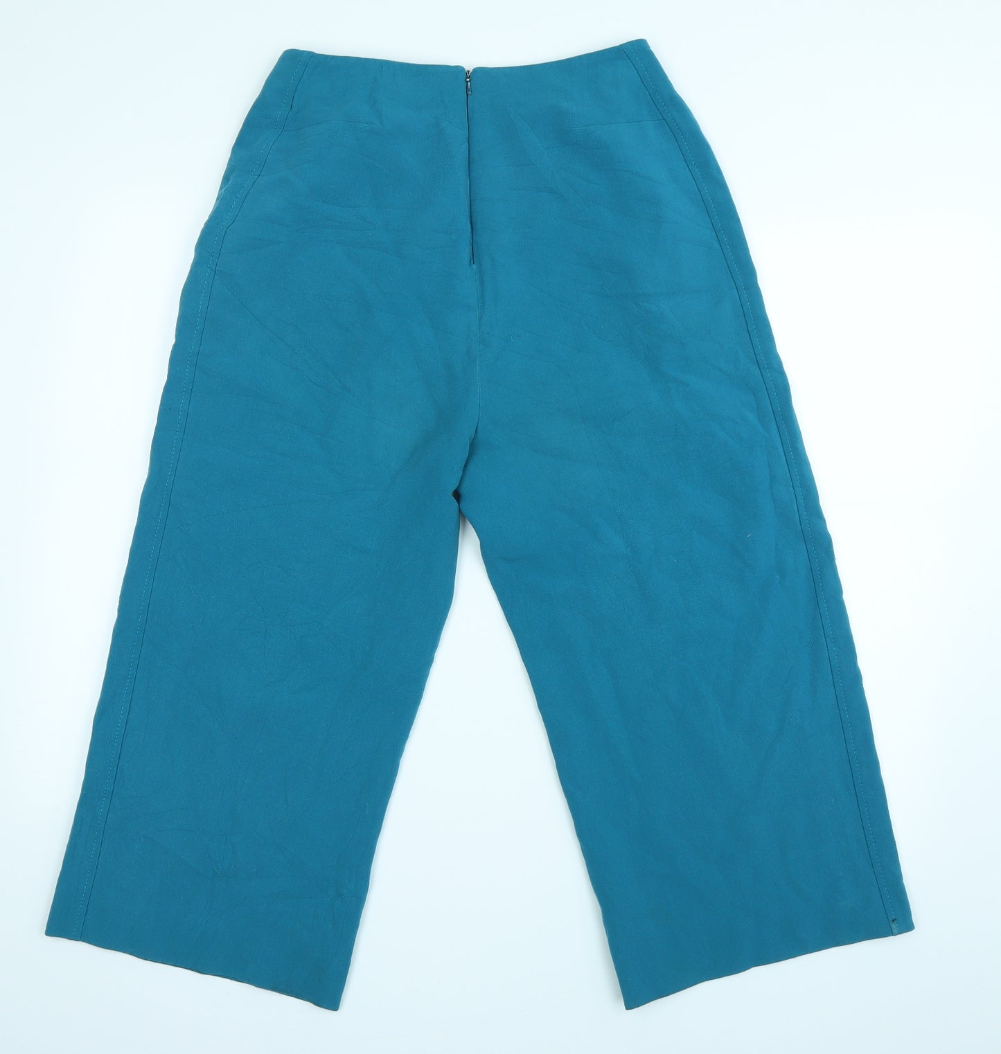 Karen Millen Womens Blue   Capri Trousers Size 12 L21 in