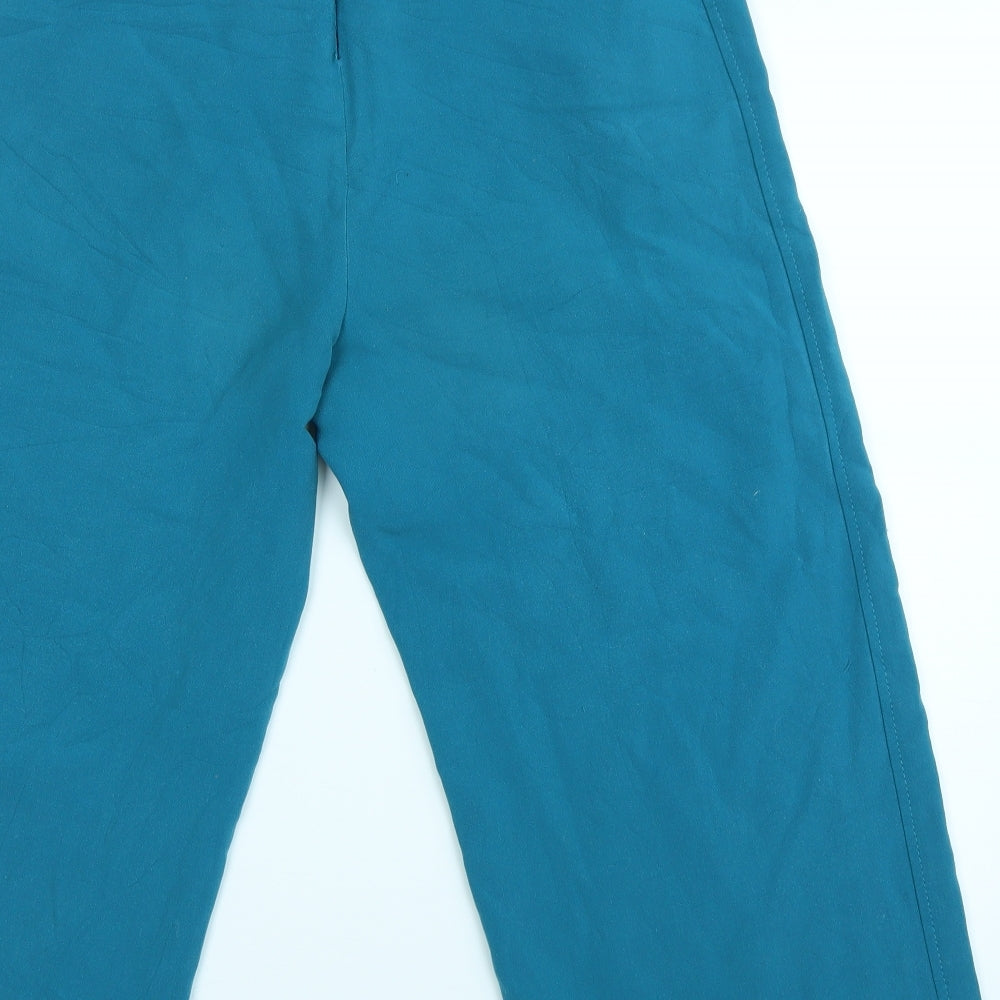 Karen Millen Womens Blue   Capri Trousers Size 12 L21 in
