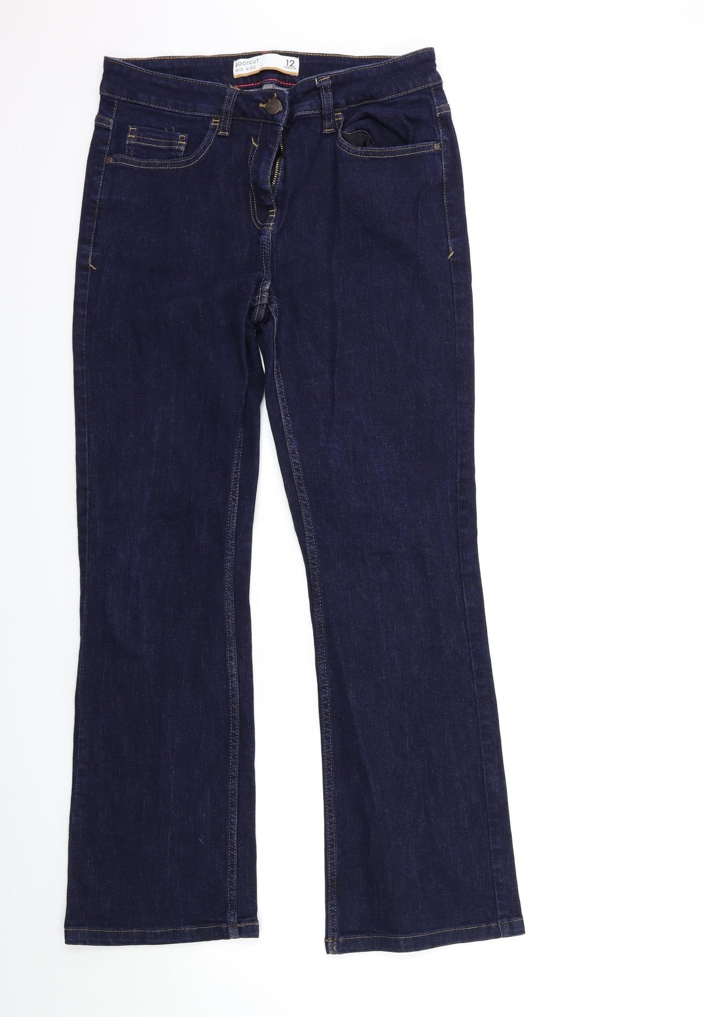 NEXT Womens Blue  Denim Bootcut Jeans Size 12 L29 in