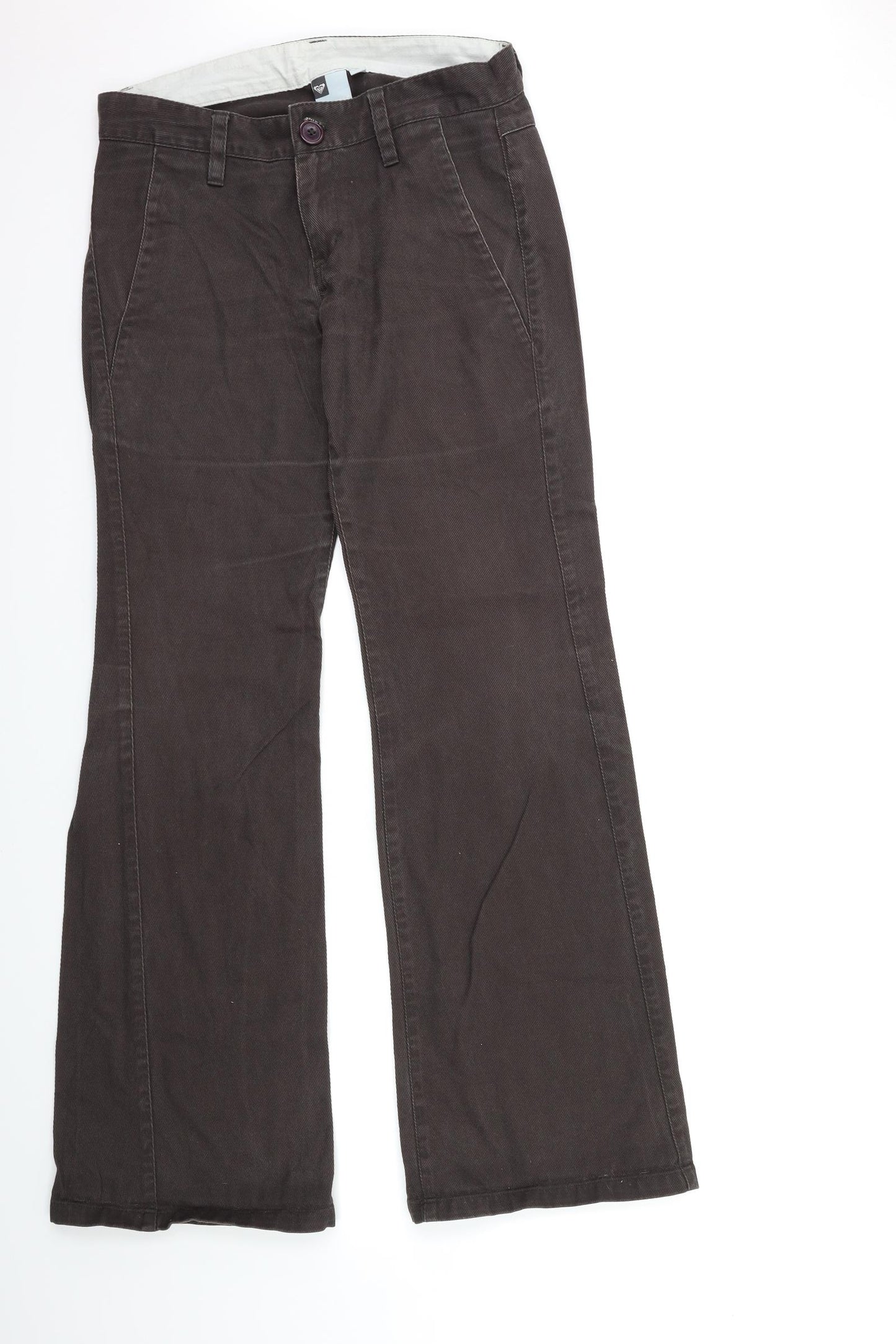 ROXY Womens Brown  Denim Trousers  Size 30 in L33 in